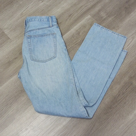 Uniqlo Light Blue Distressed Jeans - Picture 1 of 5